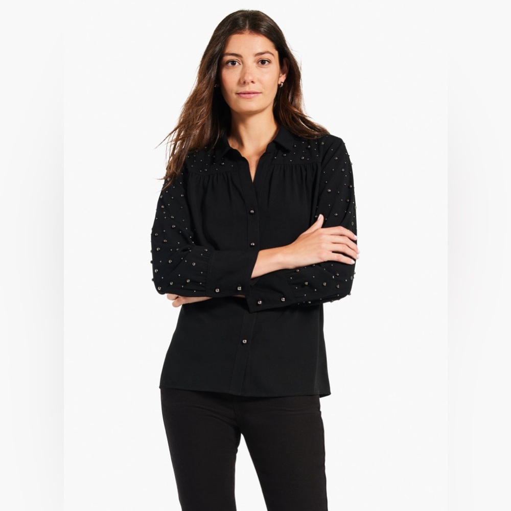 NWOT Nic+Zoe CONSTELLATION SHIRT Size XS $178